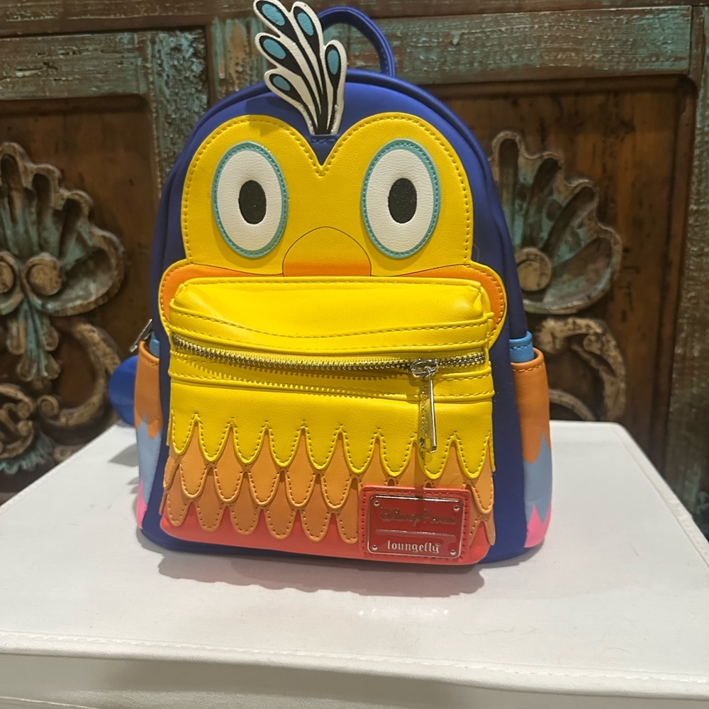 Disney Parks Pixar Loungefly Kevin The Bird UP Mini Backpack